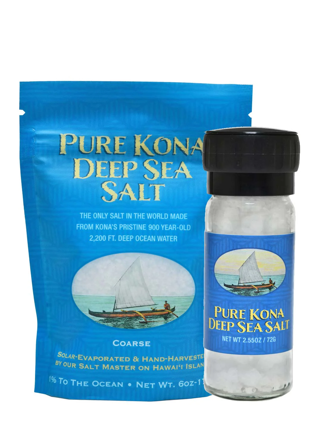 Grinder Hawaiian Sea Salt Set - 6 oz