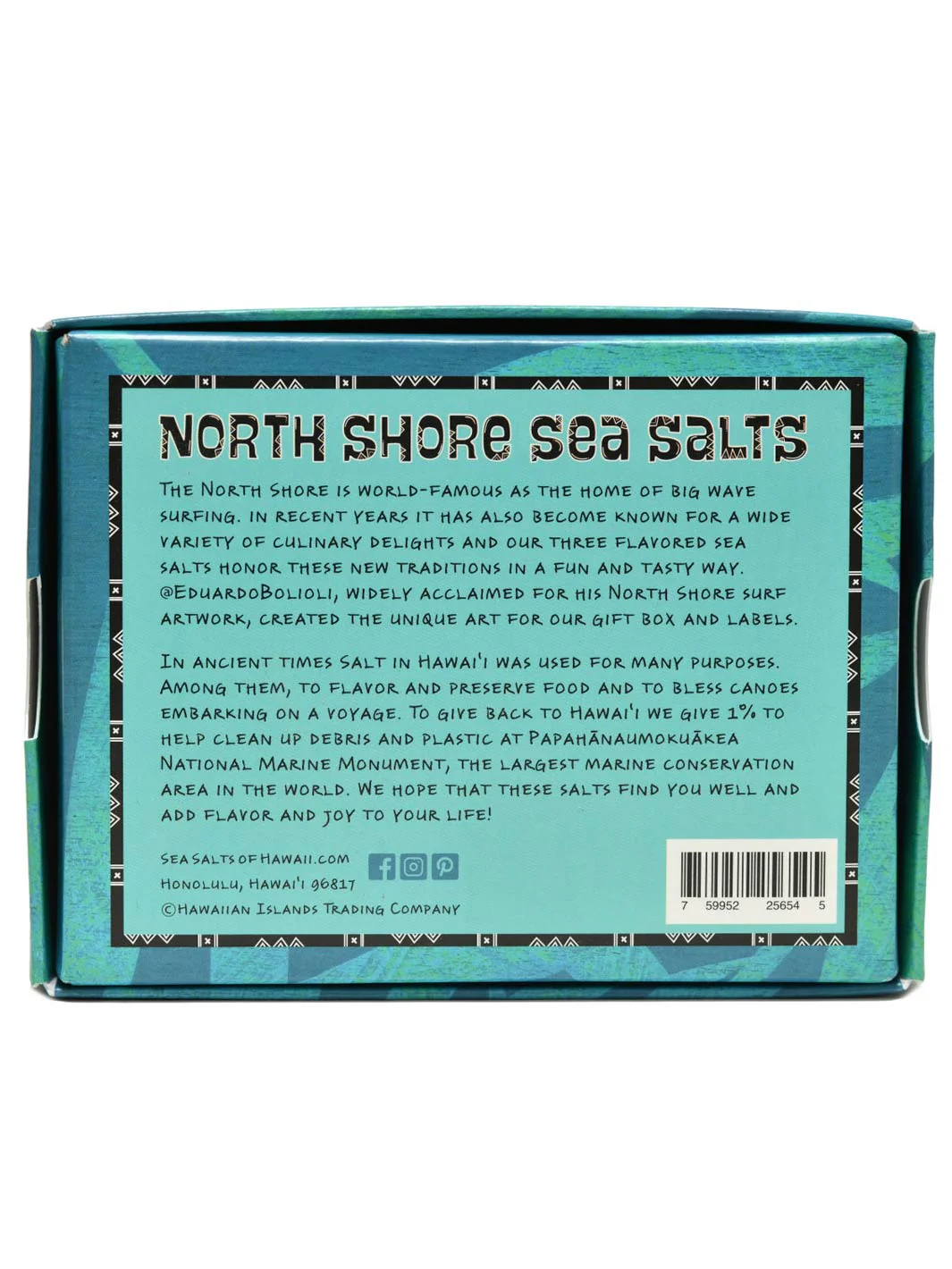 North Shore Hawaiian Sea Salt Sampler Box - Image 2