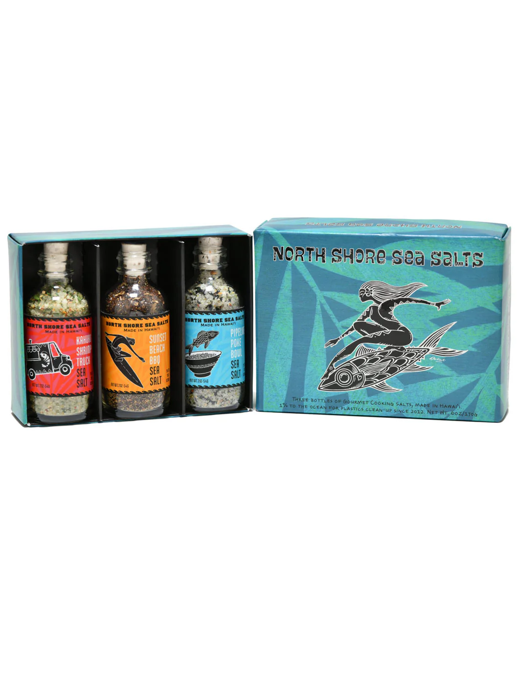 North Shore Hawaiian Sea Salt Sampler Box - Image 3